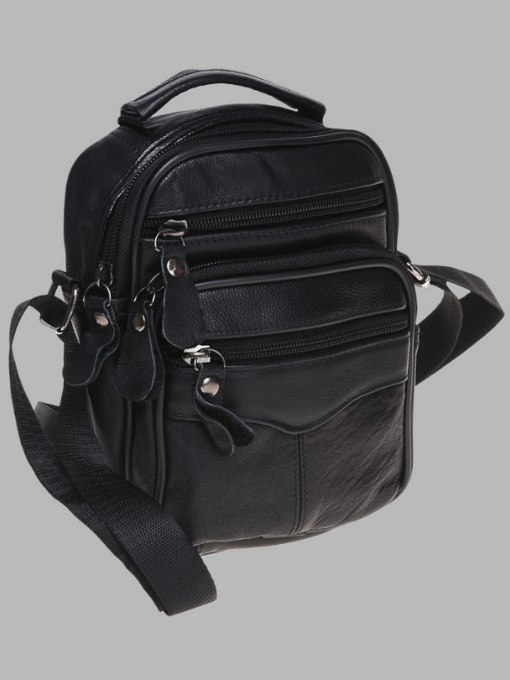 Сумки Borsa Leather модель K101b-black Фото