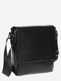Сумки Borsa Leather модель K18877-black Фото