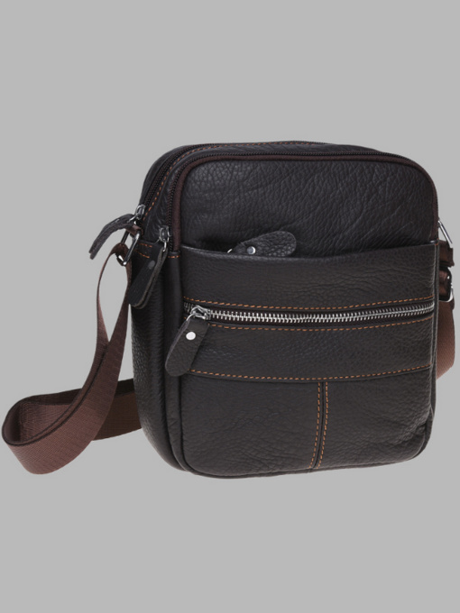 Сумки Borsa Leather модель K11020-brown Фото