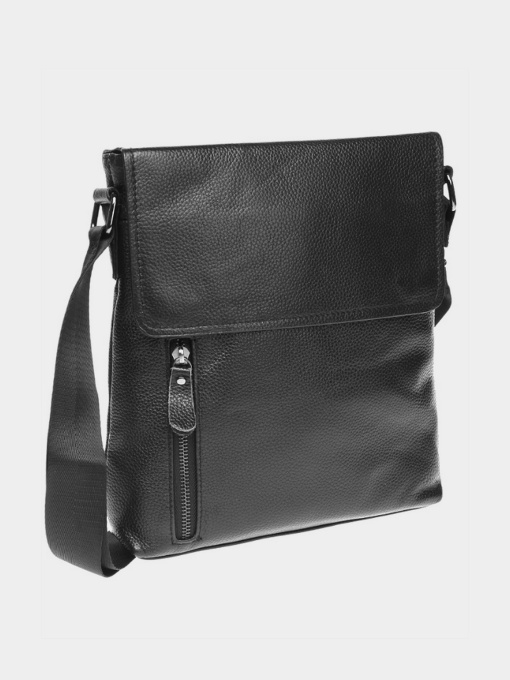 Сумки Borsa Leather модель K17859-black Фото