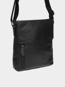 Сумки Borsa Leather модель K17859-black Фото