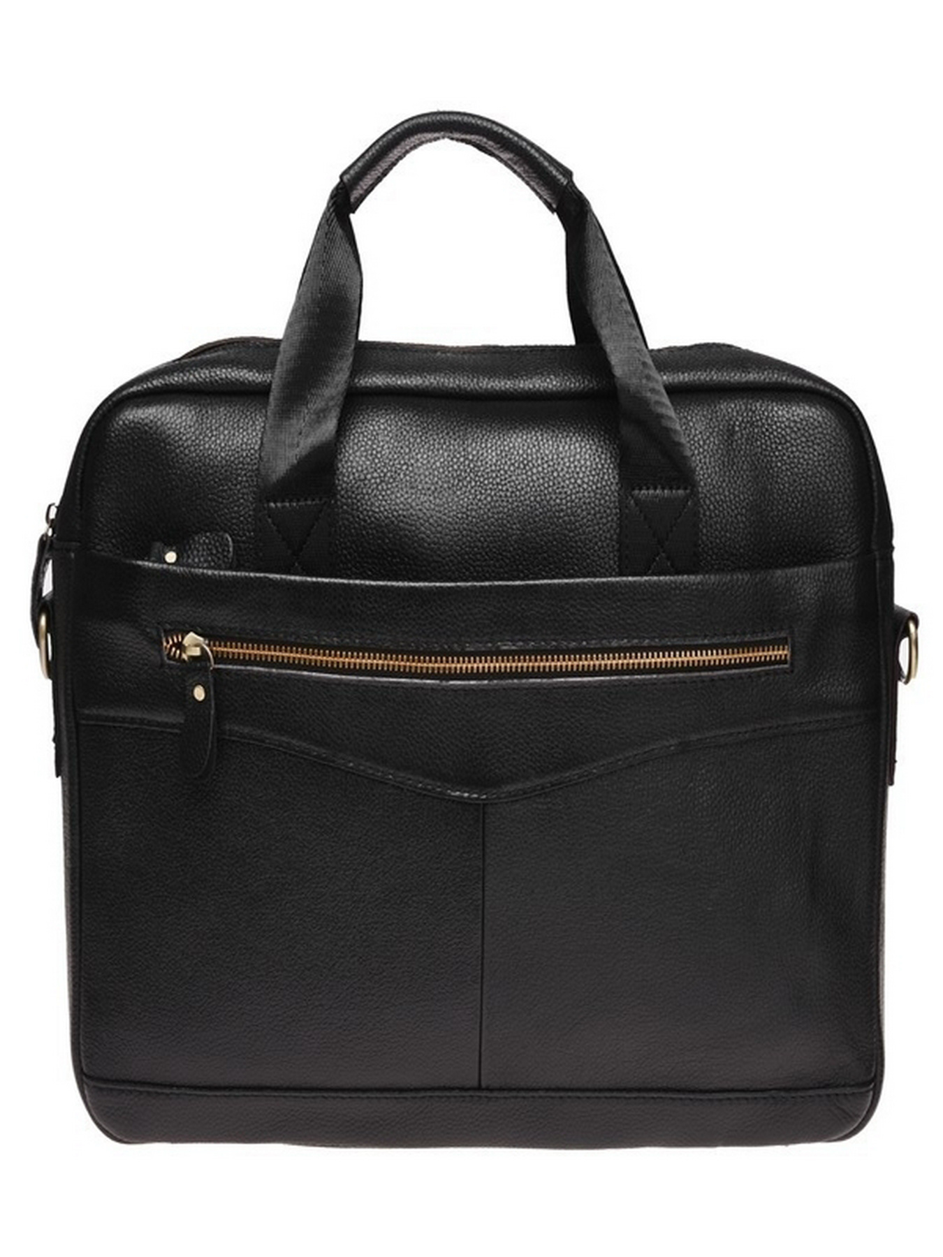Сумки Borsa Leather модель K11118-black Фото