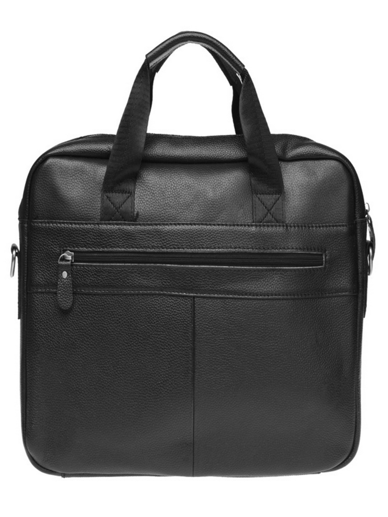 Сумки Borsa Leather модель K11118-black Фото