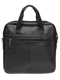 Сумки Borsa Leather модель K11118-black Фото