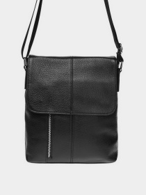 Сумки Borsa Leather модель K15103-black Фото