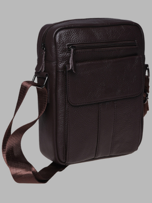 Сумки Borsa Leather модель K18154-brown Фото