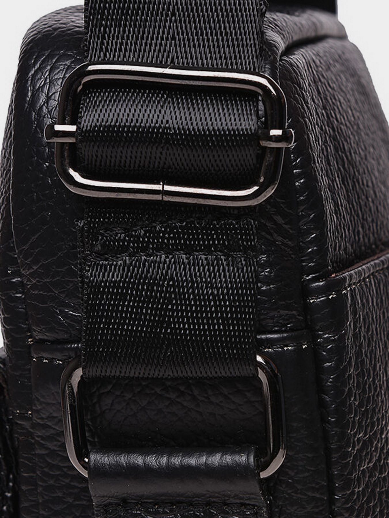 Сумки Borsa Leather модель K18154-black Фото