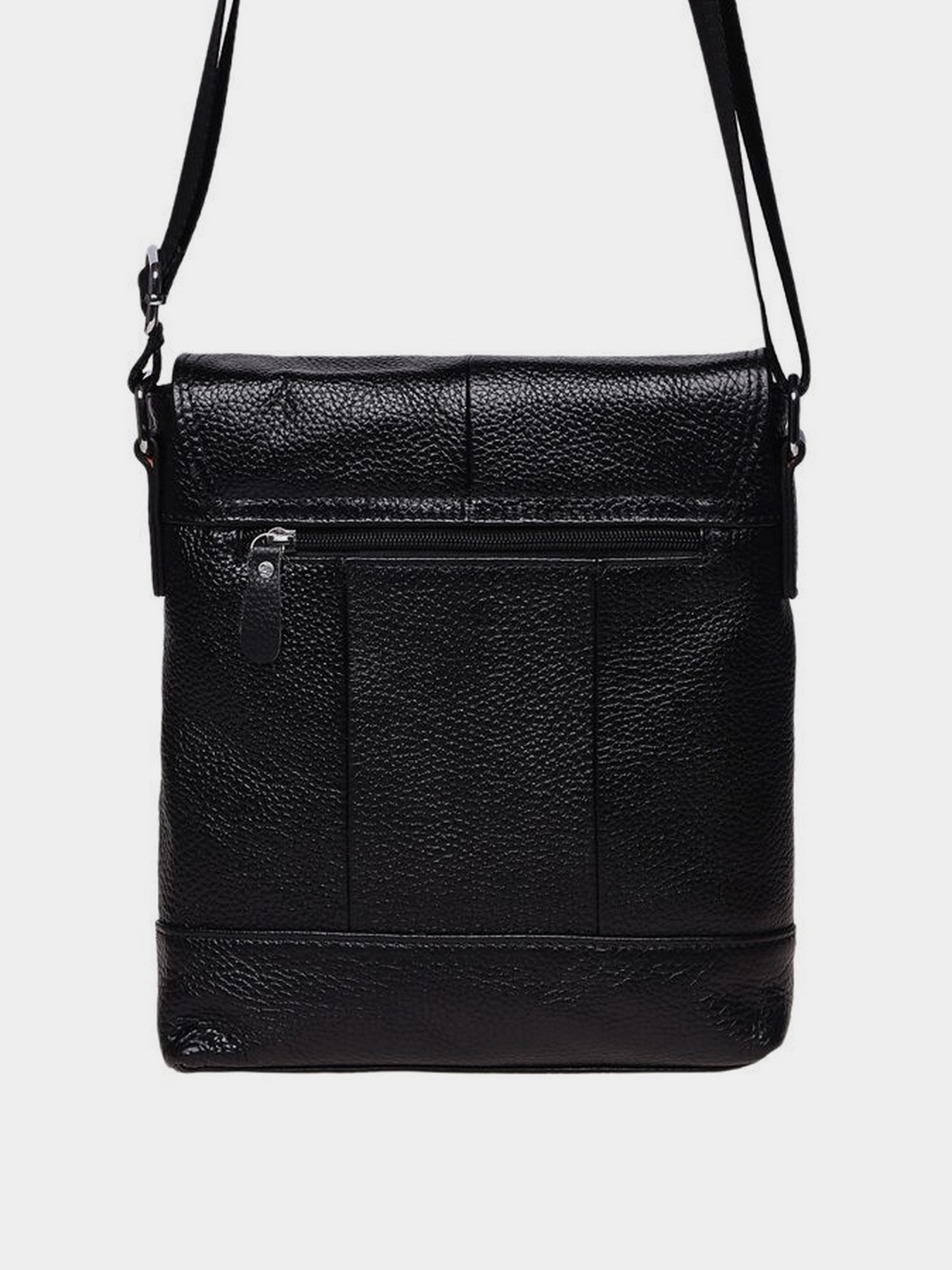 Сумки Borsa Leather модель K13822-black Фото