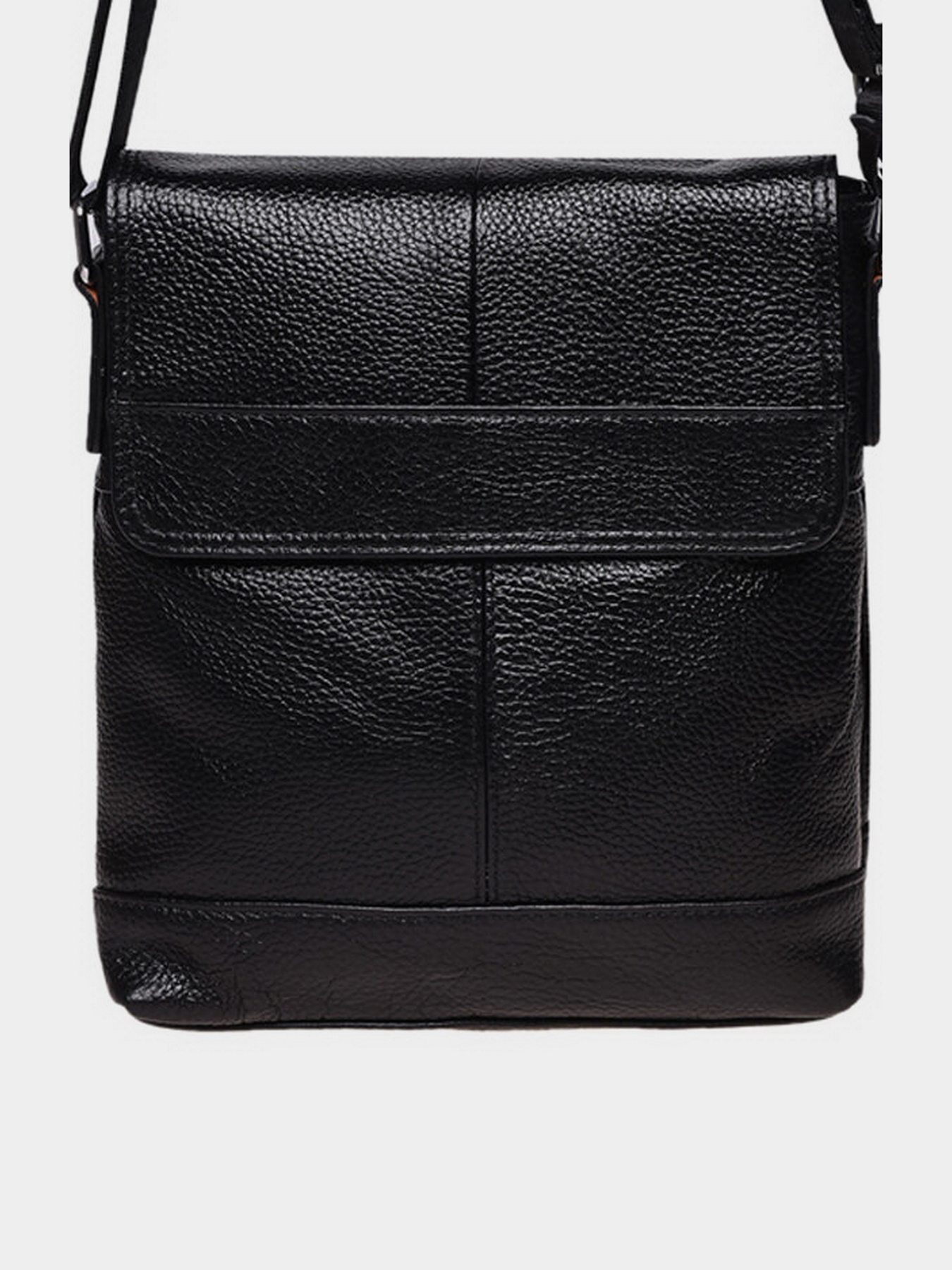 Сумки Borsa Leather модель K13822-black Фото