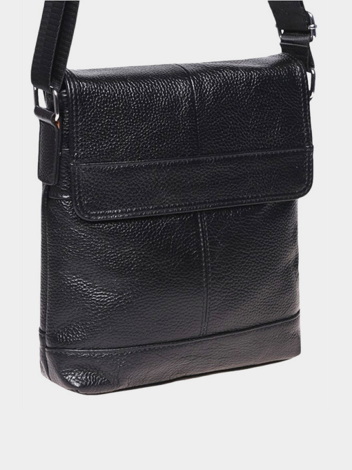Сумки Borsa Leather модель K13822-black Фото