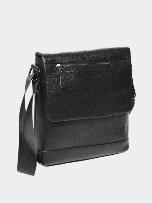 Сумки Borsa Leather модель K18146-black Фото