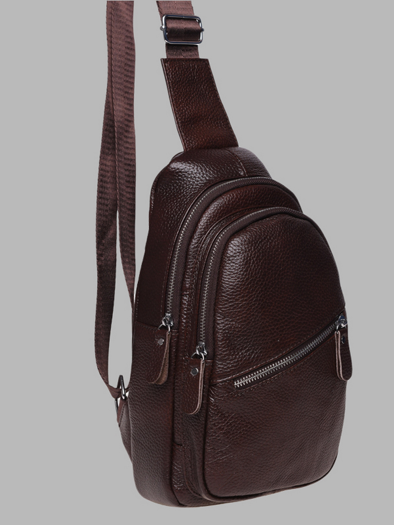 Рюкзаки Borsa Leather модель K1330-brown Фото