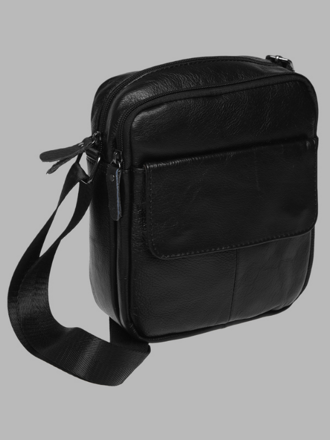 Сумки Borsa Leather модель K11031-black Фото