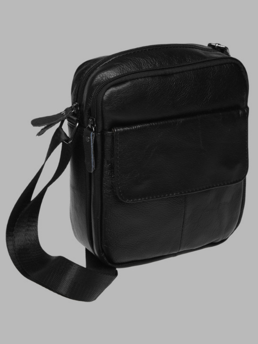 Сумки Borsa Leather модель K11031-black Фото