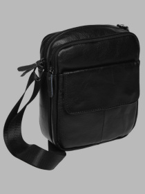 Сумки Borsa Leather модель K11031-black Фото