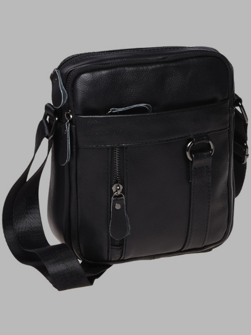Сумки Borsa Leather модель K11169a-black Фото