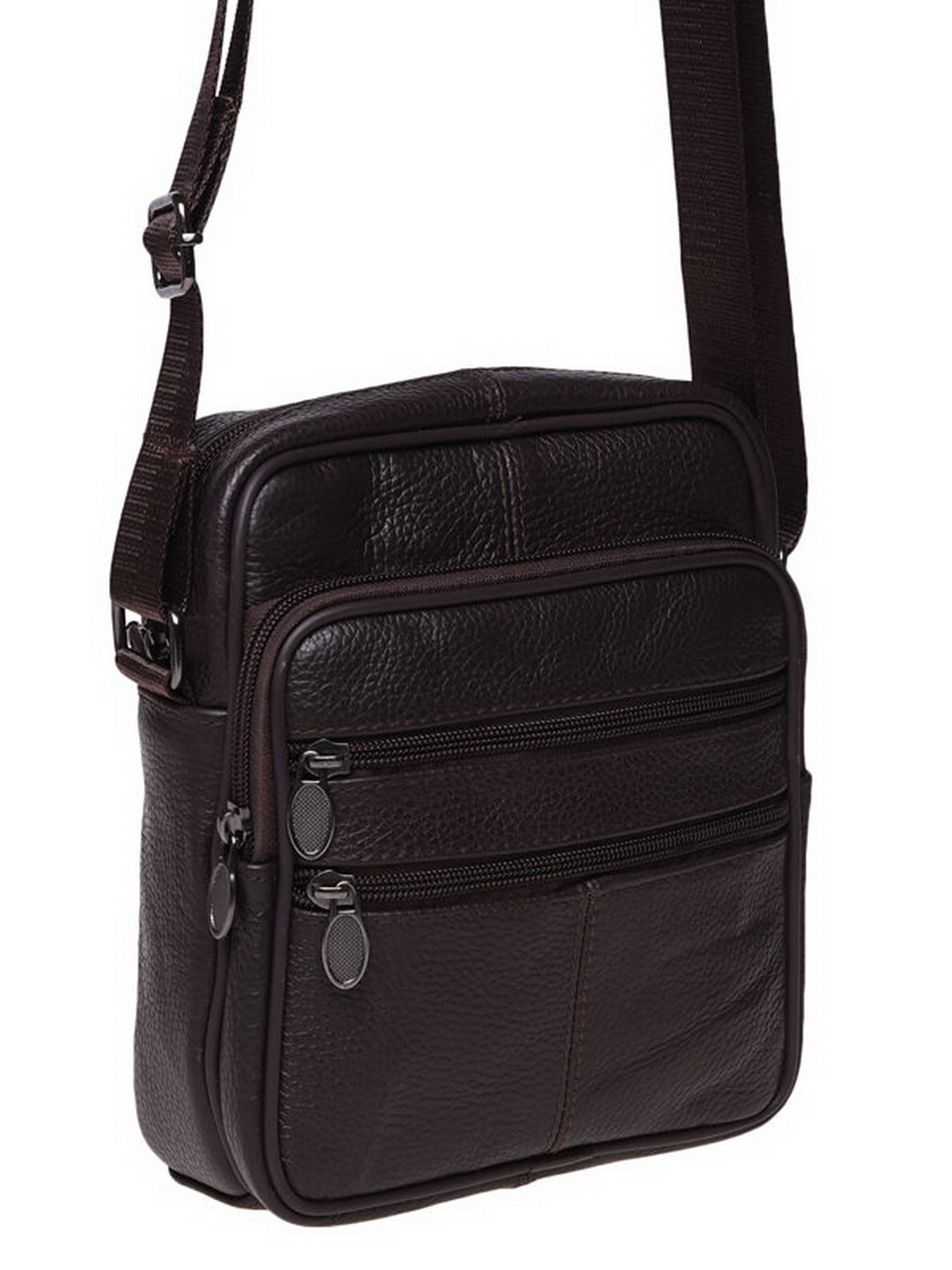 Сумки Borsa Leather модель K14012-brown Фото