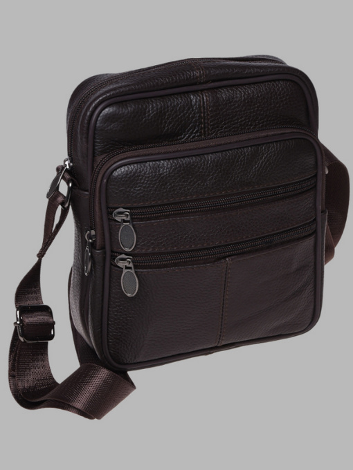 Сумки Borsa Leather модель K14012-brown Фото