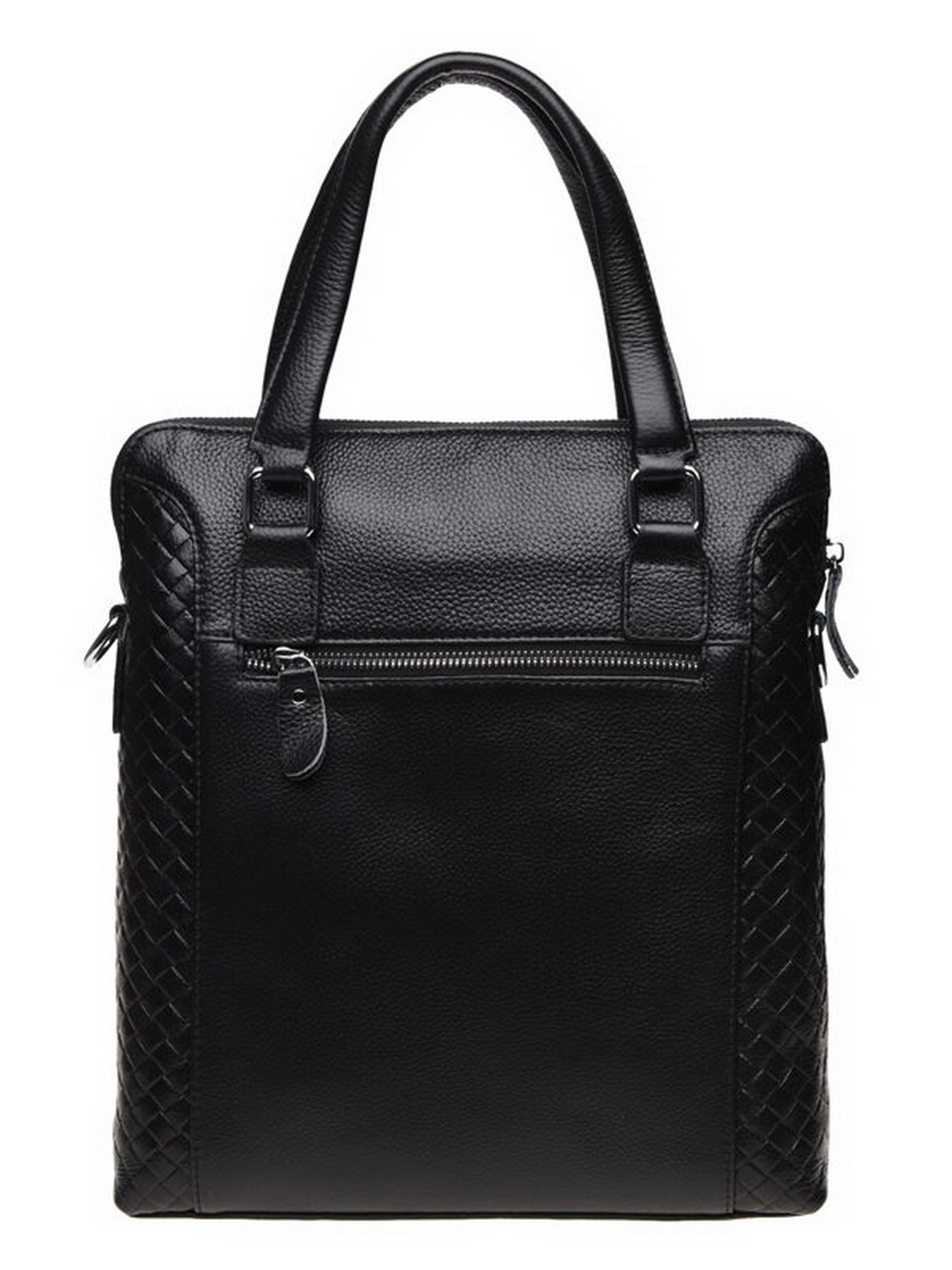 Сумки Borsa Leather модель k19117-2-black Фото