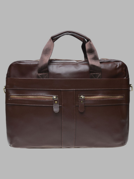 Сумки Borsa Leather модель K11120-brown Фото