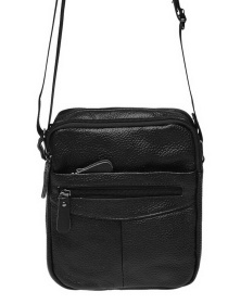 Сумки Borsa Leather модель K11029-black Фото