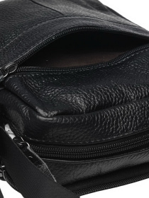 Сумки Borsa Leather модель K11029-black Фото