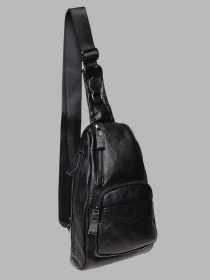 Рюкзаки Borsa Leather модель K1029-black Фото