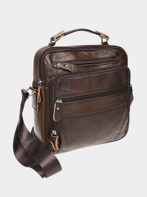 Сумки Borsa Leather модель K15112-brown Фото