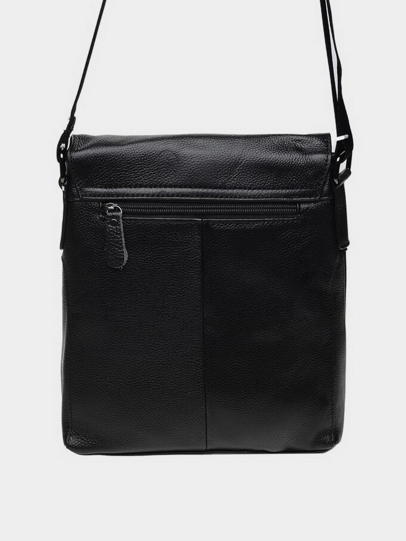 Сумки Borsa Leather модель K18168-black Фото