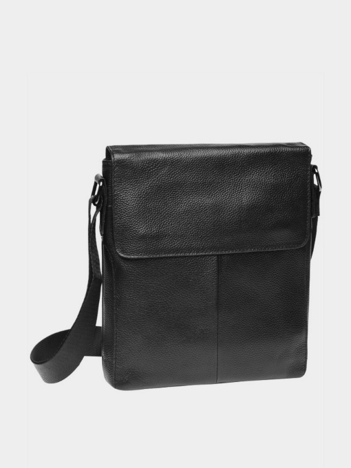 Сумки Borsa Leather модель K18168-black Фото