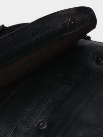Сумки Borsa Leather модель K18168-black Фото