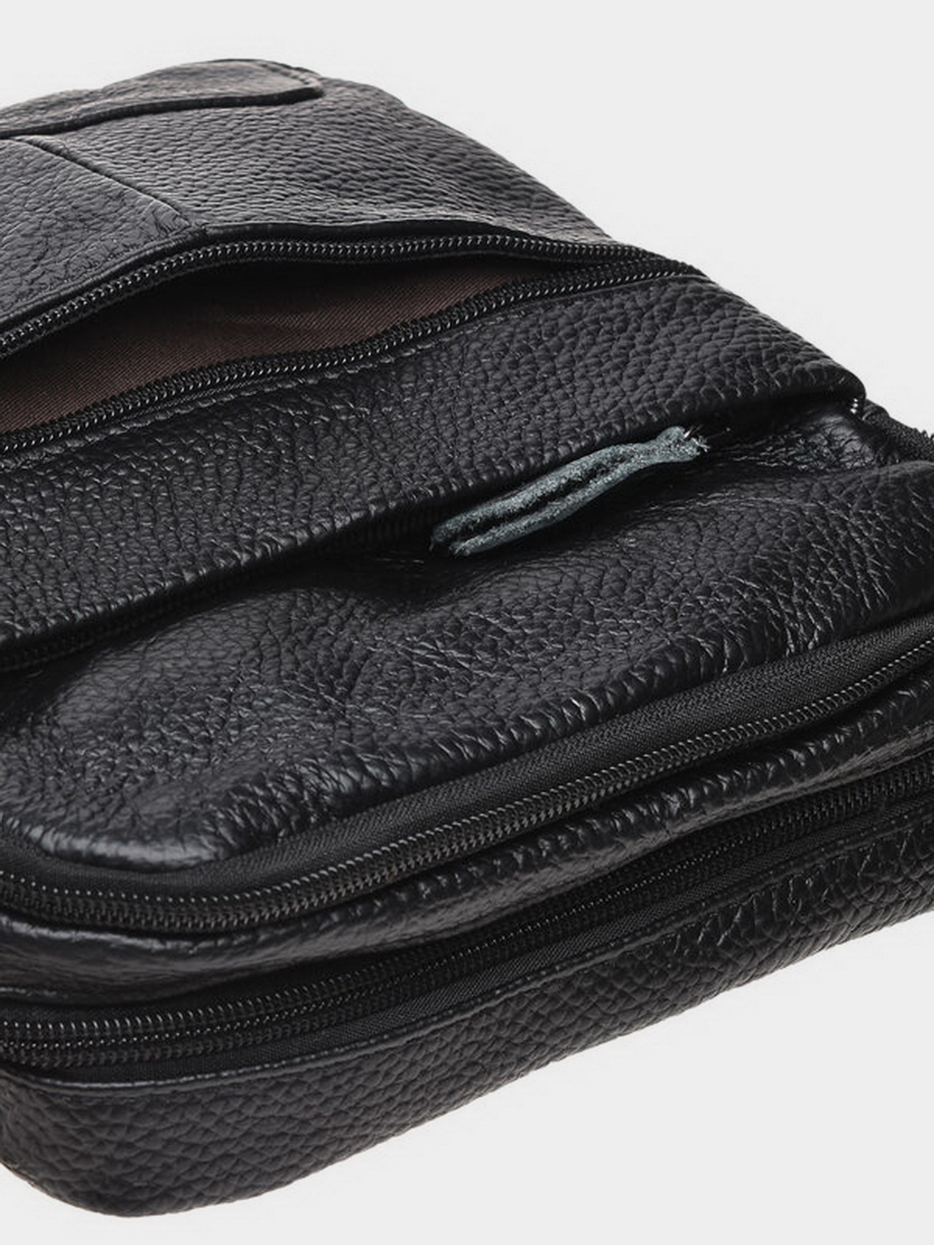Сумки Borsa Leather модель K11030-black Фото