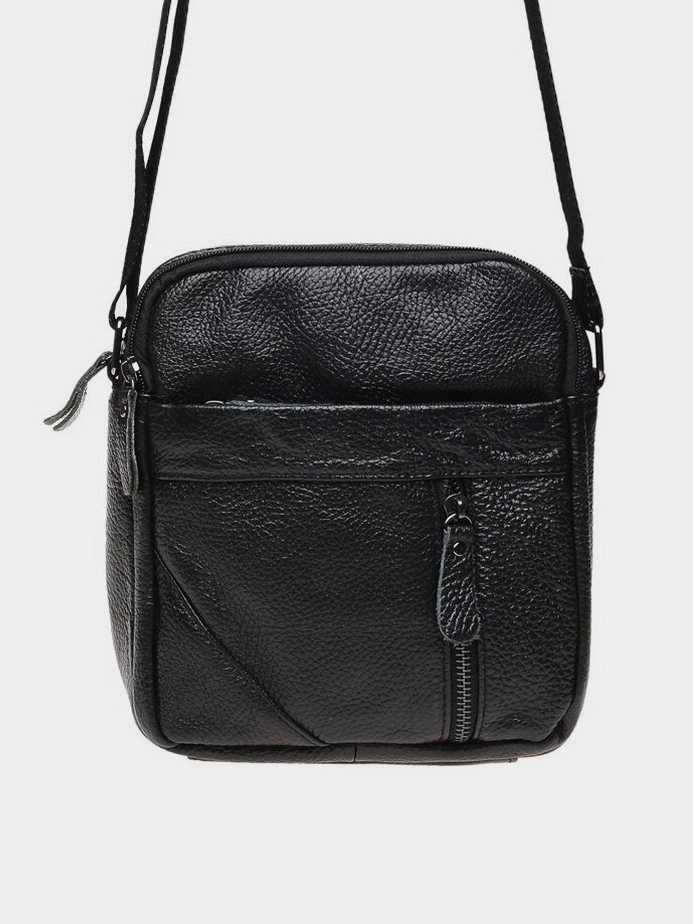 Сумки Borsa Leather модель K11027-black Фото