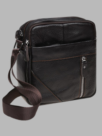 Сумки Borsa Leather модель K11027-brown Фото