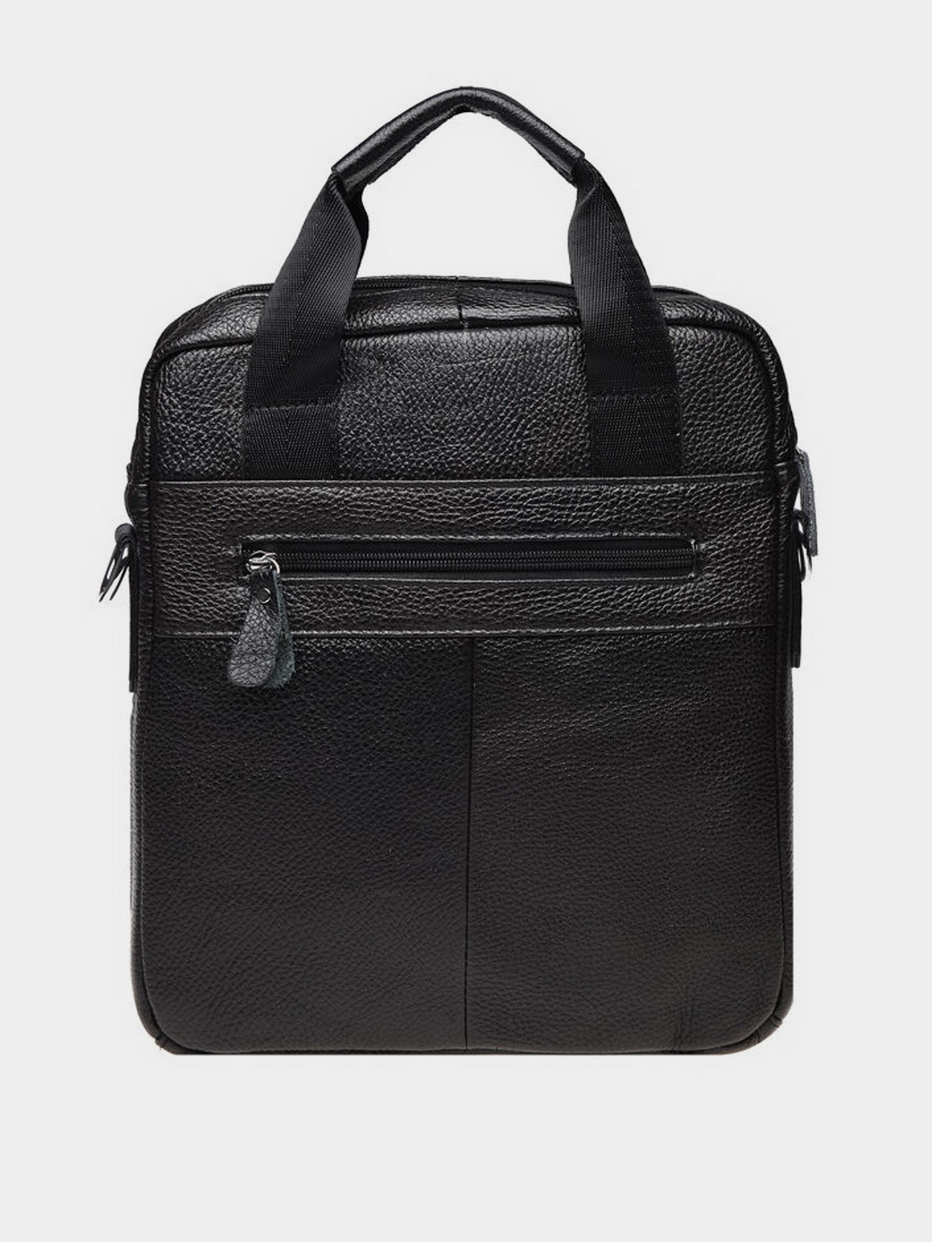 Сумки Borsa Leather модель K18863-black Фото