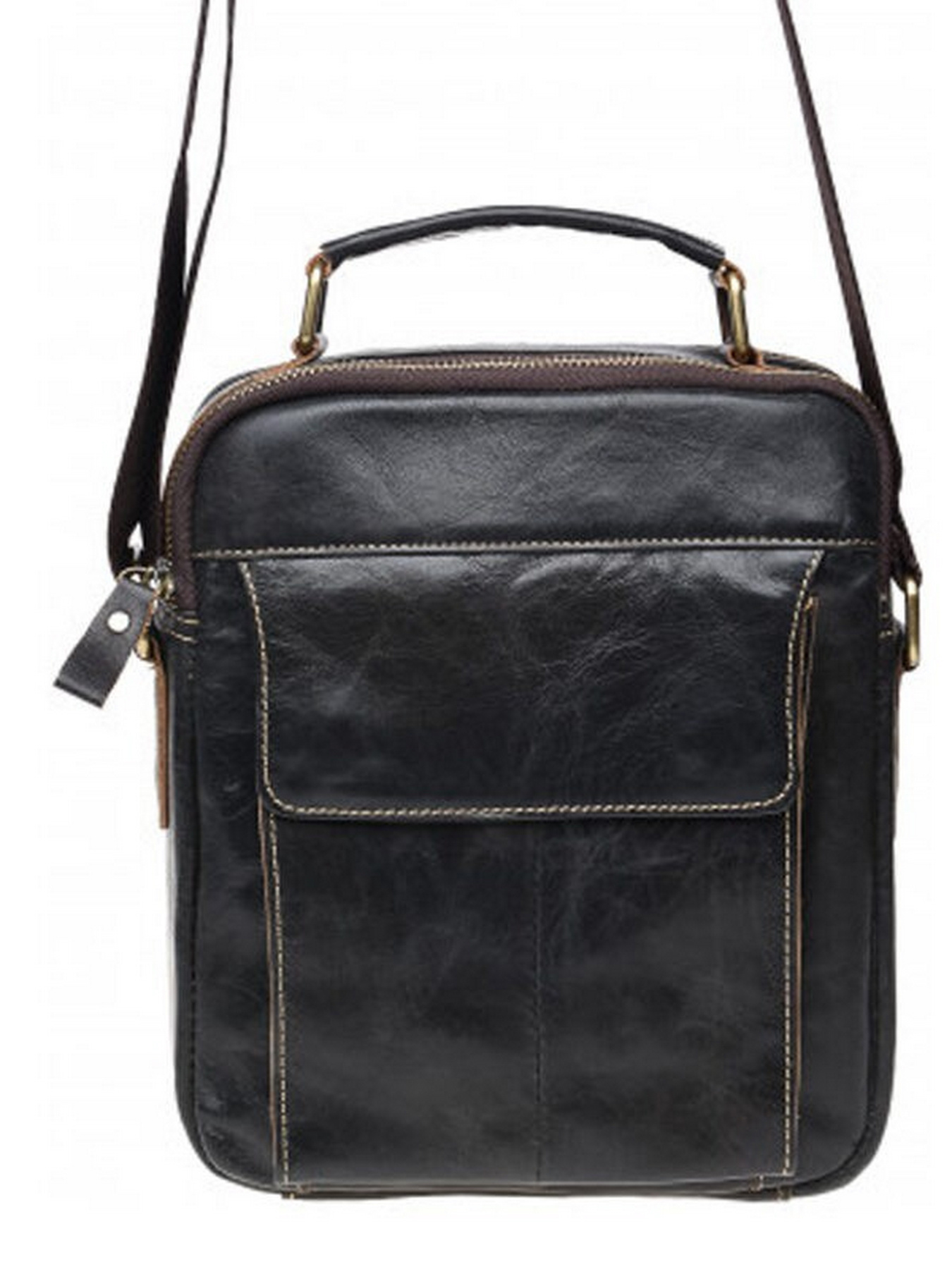 Сумки Borsa Leather модель K16210-brown Фото