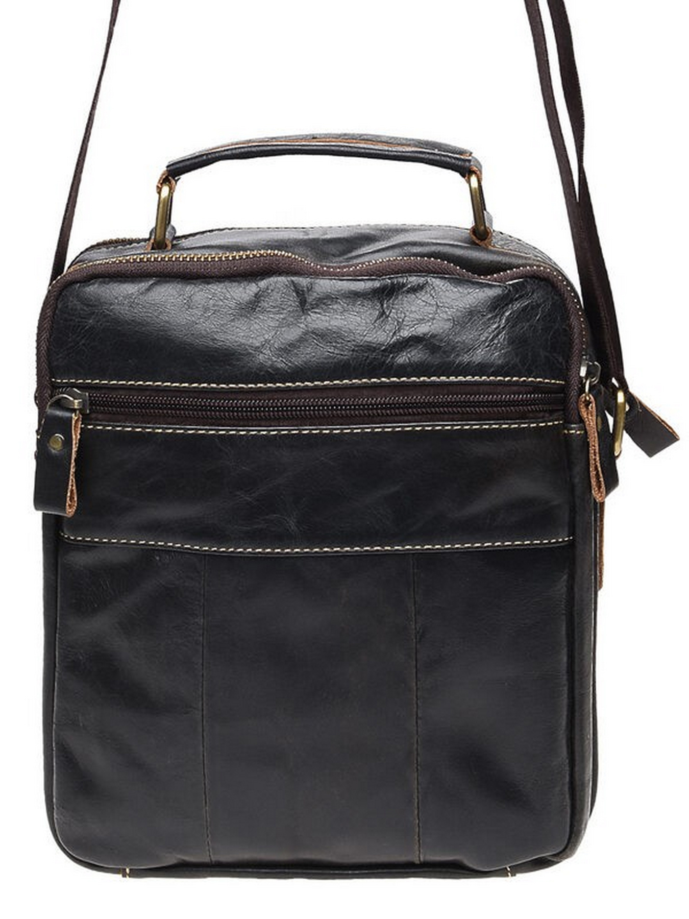 Сумки Borsa Leather модель K16210-brown Фото