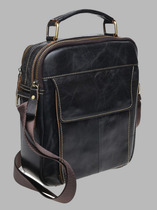 Сумки Borsa Leather модель K16210-brown Фото