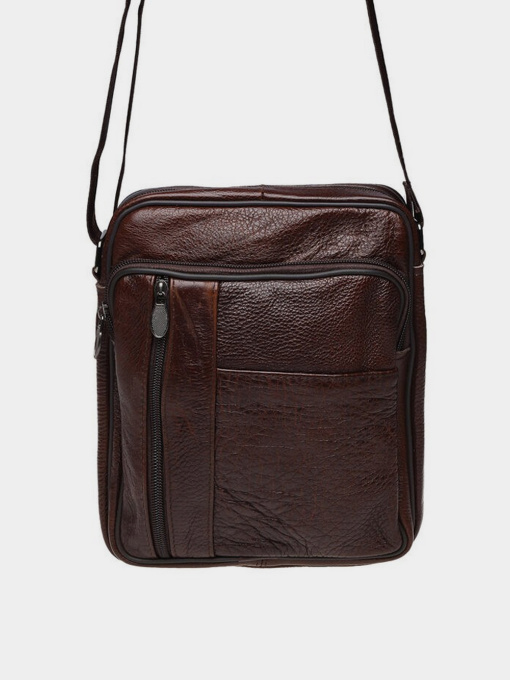 Сумки Borsa Leather модель K18450-brown Фото