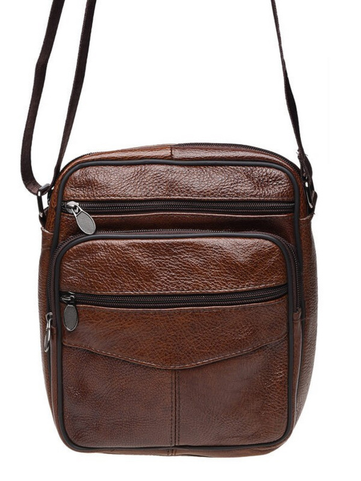 Сумки Borsa Leather модель K18490-brown Фото
