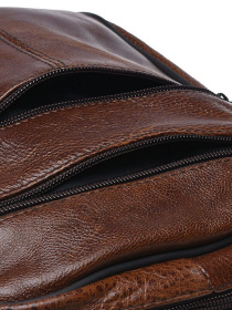 Сумки Borsa Leather модель K18490-brown Фото