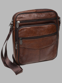 Сумки Borsa Leather модель K18490-brown Фото