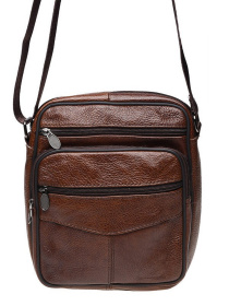Сумки Borsa Leather модель K18490-brown Фото