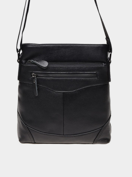 Сумки Borsa Leather модель K17801-black Фото