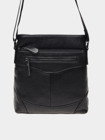 Сумки Borsa Leather модель K17801-black Фото