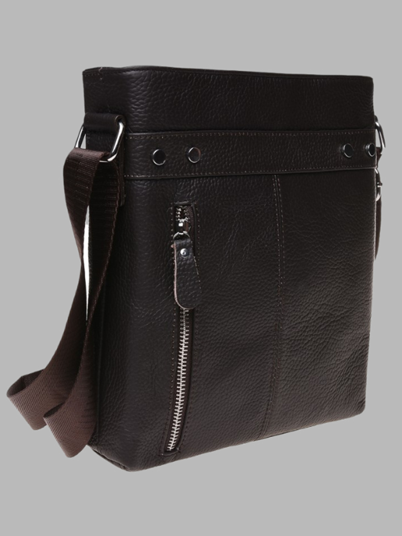Сумки Borsa Leather модель 1t15502m-brown Фото