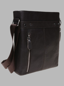 Сумки Borsa Leather модель 1t15502m-brown Фото