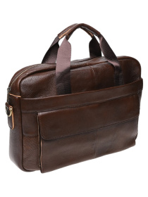 Сумки Borsa Leather модель 1t9036-brown Фото
