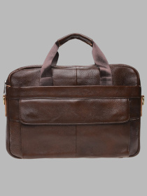 Сумки Borsa Leather модель 1t9036-brown Фото