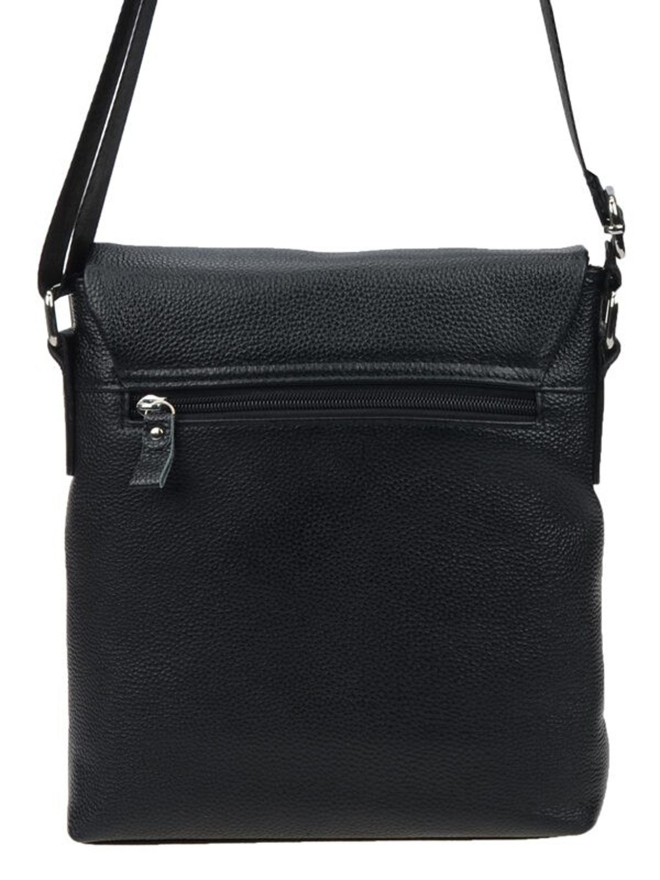Сумки Borsa Leather модель 1t0013-black Фото
